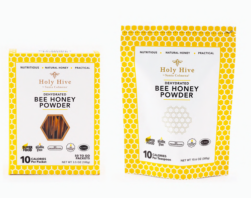 Bee Honey Powder Combo -300g Bag & 100g Box
